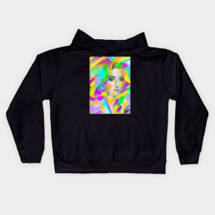 Beautiful Woman Kids Hoodie